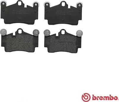 Brembo P 85 070 - Тормозные колодки, дисковые, комплект autodnr.net