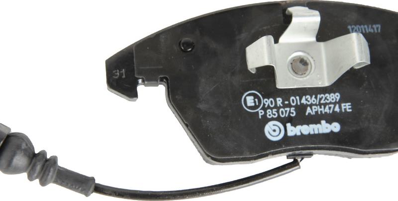 Brembo P 85 075 - Гальмівні колодки, дискові гальма autocars.com.ua