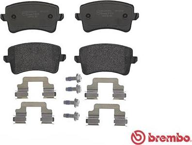 Brembo P 85 100 - Тормозные колодки, дисковые, комплект avtokuzovplus.com.ua