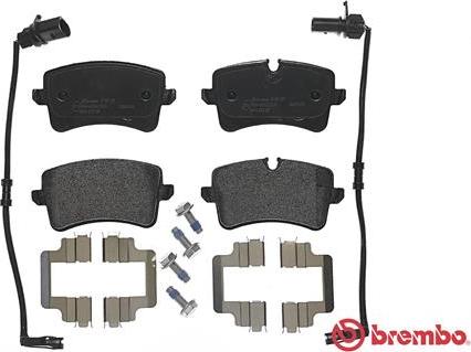 Brembo P 85 117 - Гальмівні колодки, дискові гальма autocars.com.ua