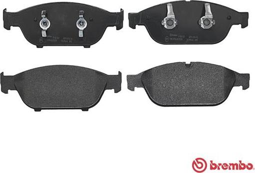 Brembo P 85 127 - Тормозные колодки, дисковые, комплект avtokuzovplus.com.ua