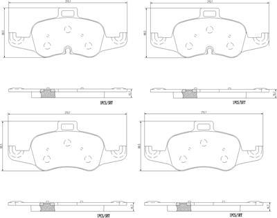 Brembo P85160N - Тормозные колодки, дисковые, комплект autodnr.net