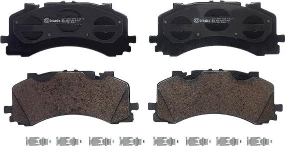 Brembo P 85 170 - Тормозные колодки, дисковые, комплект autodnr.net