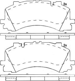 Brembo P 85 170 - Тормозные колодки, дисковые, комплект avtokuzovplus.com.ua