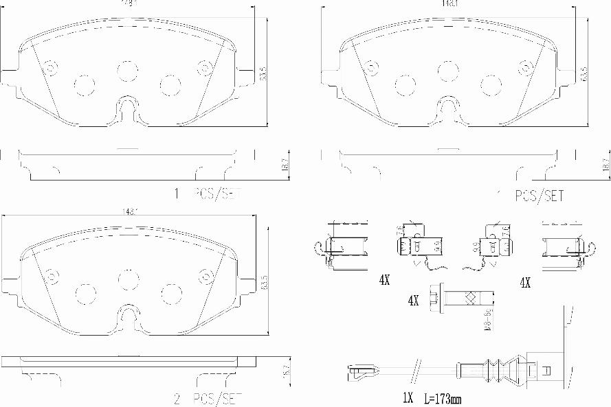 Brembo P85182N - Гальмівні колодки, дискові гальма autocars.com.ua