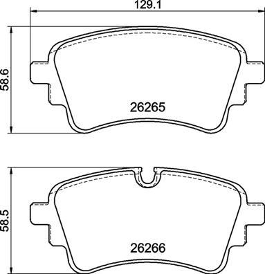 Brembo P 85 186 - Тормозные колодки, дисковые, комплект avtokuzovplus.com.ua