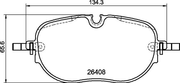 Brembo P 85 195 - Тормозные колодки, дисковые, комплект autodnr.net