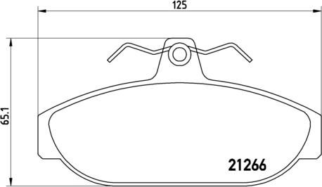 Brembo P 86 005 - Гальмівні колодки, дискові гальма autocars.com.ua