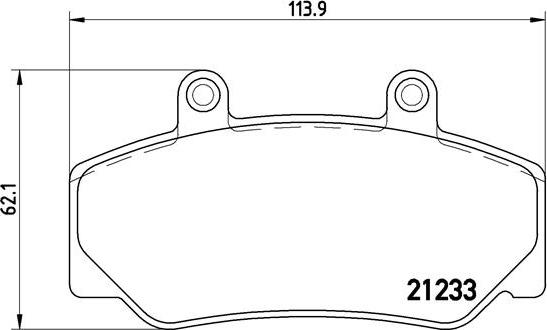 Brembo P 86 006 - Гальмівні колодки, дискові гальма autocars.com.ua