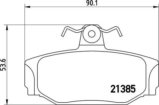 Brembo P 86 009 - Гальмівні колодки, дискові гальма autocars.com.ua