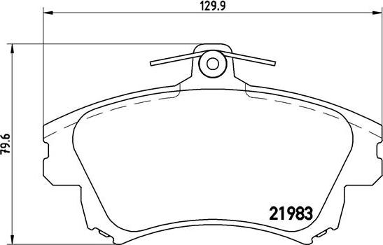 Brembo P 86 017 - Тормозные колодки, дисковые, комплект avtokuzovplus.com.ua