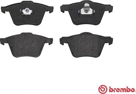 Brembo P 86 018 - Тормозные колодки, дисковые, комплект avtokuzovplus.com.ua