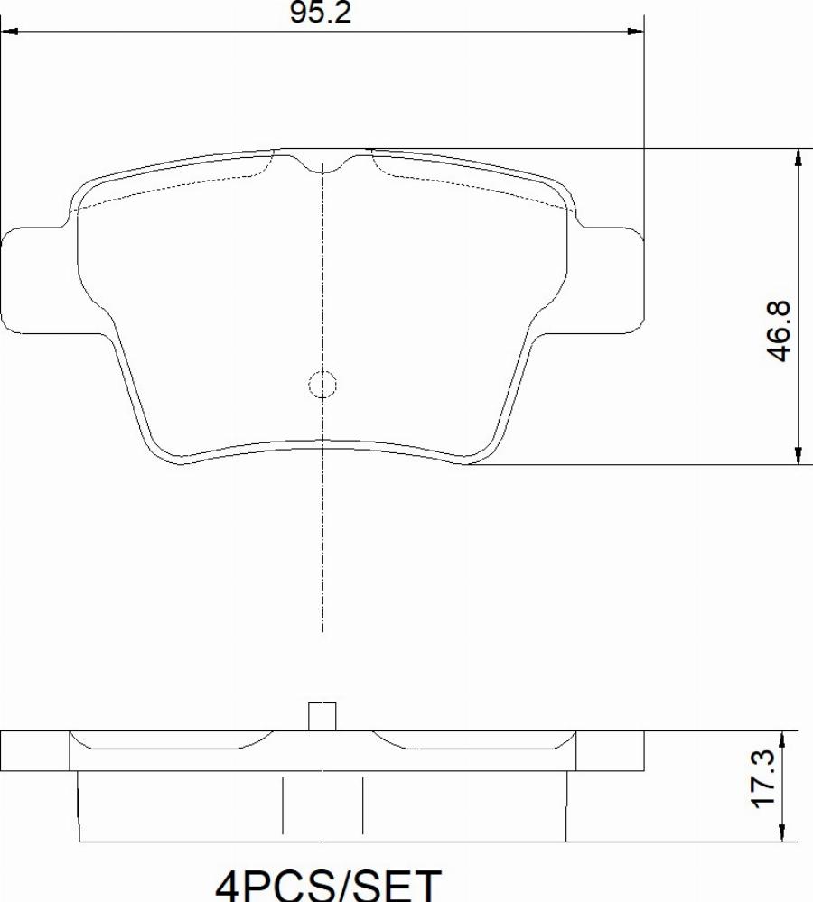 Brembo P90004N - Гальмівні колодки, дискові гальма autocars.com.ua