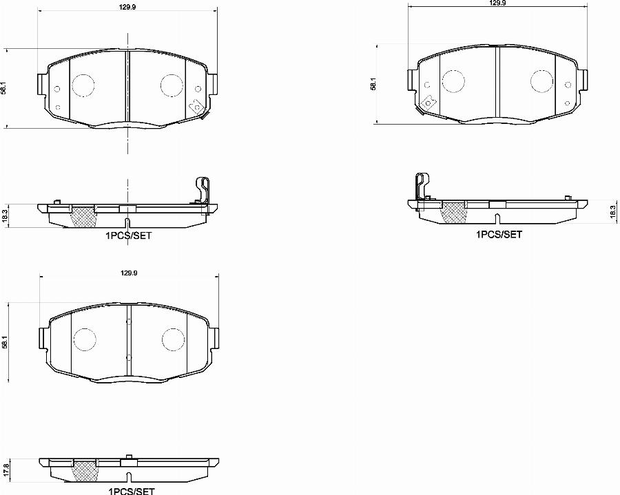 Brembo P90008N - Гальмівні колодки, дискові гальма autocars.com.ua