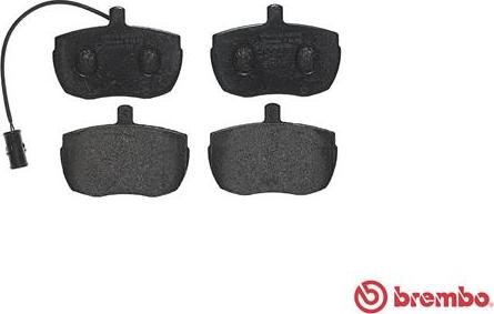 Brembo P A6 006 - Тормозные колодки, дисковые, комплект avtokuzovplus.com.ua