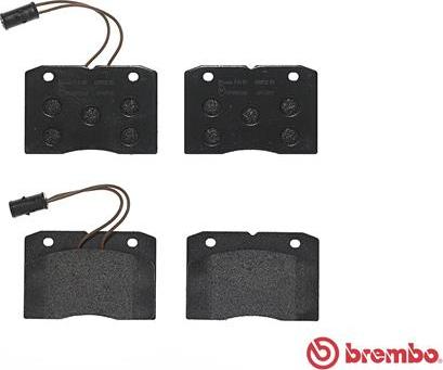 Brembo P A6 009 - Гальмівні колодки дискові autocars.com.ua