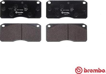 Brembo P A6 011 - Гальмівні колодки, дискові гальма autocars.com.ua