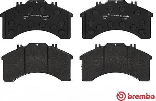 Brembo P A6 015 - Тормозные колодки, дисковые, комплект avtokuzovplus.com.ua