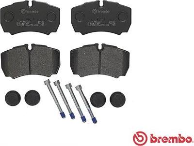 Brembo P A6 023 - Гальмівні колодки, дискові гальма autocars.com.ua