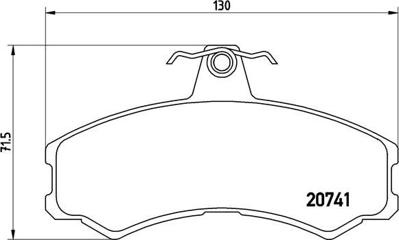 Brembo P A6 024 - Гальмівні колодки, дискові гальма autocars.com.ua