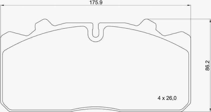 Brembo P A7 001 - Гальмівні колодки, дискові гальма autocars.com.ua