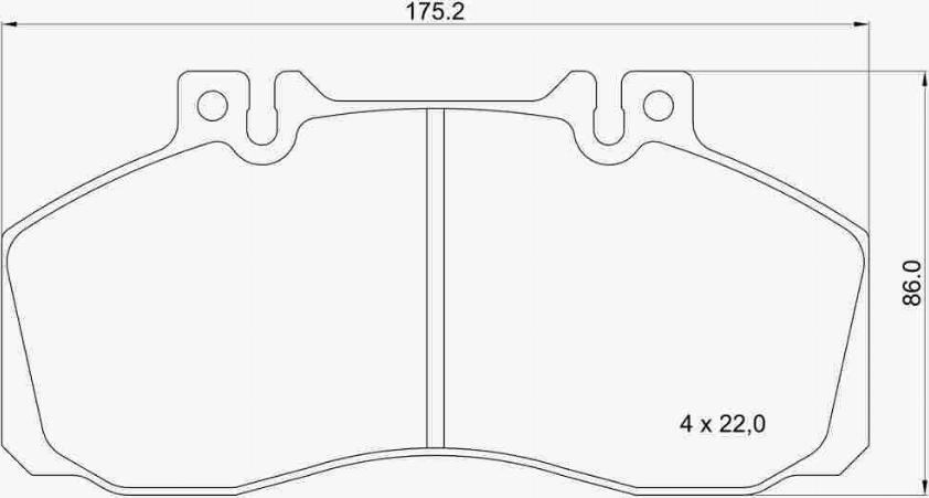 Brembo P B4 007 - Тормозные колодки, дисковые, комплект avtokuzovplus.com.ua