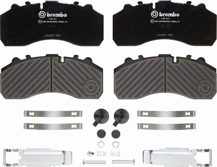 Brembo P B4 101 - Тормозные колодки, дисковые, комплект autodnr.net