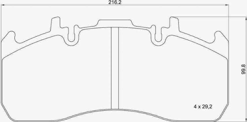 Brembo P B7 004 - Тормозные колодки, дисковые, комплект avtokuzovplus.com.ua