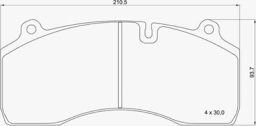 Brembo P C7 004 - Тормозные колодки, дисковые, комплект avtokuzovplus.com.ua