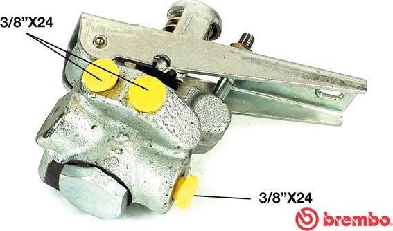 Brembo R 68 003 - Регулятор гальмівних сил autocars.com.ua