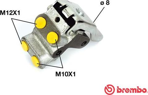 Brembo R 68 010 - Регулятор гальмівних сил autocars.com.ua