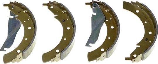 Brembo S 06 502 - Комплект тормозных колодок, барабанные autodnr.net