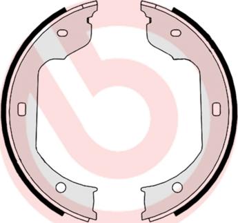 Brembo S 06 511 - Комплект гальм, ручник, парковка autocars.com.ua