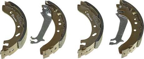 Brembo S 24 526 - Комплект тормозных колодок, барабанные avtokuzovplus.com.ua