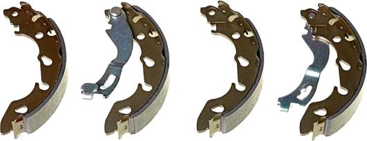 Brembo S 24 553 - Комплект тормозных колодок, барабанные avtokuzovplus.com.ua