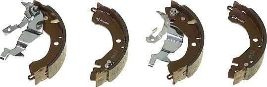 Brembo S 54 508 - Комплект тормозных колодок, барабанные autodnr.net