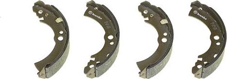 Brembo S 56 503 - Комплект гальм, барабанний механізм autocars.com.ua