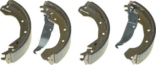 Brembo S 59 510 - Комплект гальм, барабанний механізм autocars.com.ua