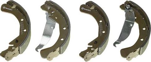 Brembo S 59 525 - Гальмівні колодки барабанні autocars.com.ua