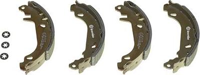 Brembo S 61 519 - Комплект тормозных колодок, барабанные avtokuzovplus.com.ua