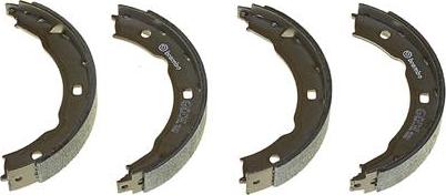 Brembo S 61 540 - Комплект тормозов, ручник, парковка avtokuzovplus.com.ua