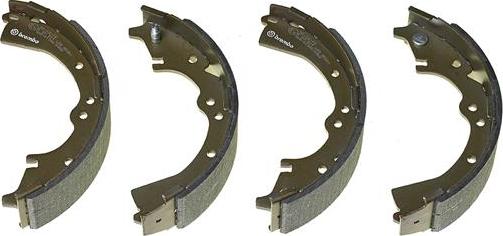 Brembo S 83 511 - Комплект гальм, барабанний механізм autocars.com.ua