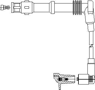 Bremi 112/100 - Провід запалювання autocars.com.ua