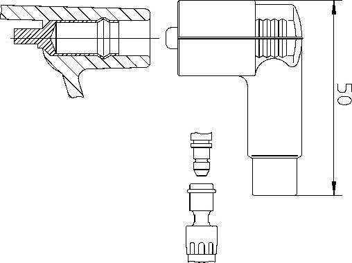Bremi 13208A1 - Вилка, розподільник запалювання autocars.com.ua