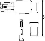 Bremi 13257/1 - Вилка, розподільник запалювання autocars.com.ua