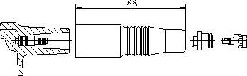 Bremi 13555A1 - Вилка, котушка запалювання autocars.com.ua