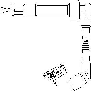Bremi 176S102 - Провід запалювання autocars.com.ua