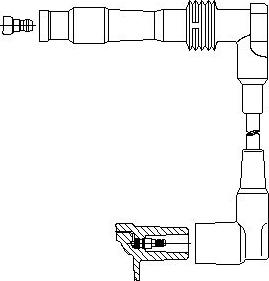 Bremi 181/44 - Провід запалювання autocars.com.ua