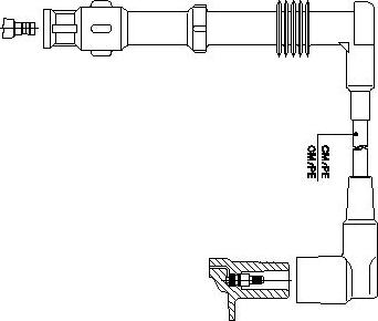 Bremi 189/84 - Провід запалювання autocars.com.ua