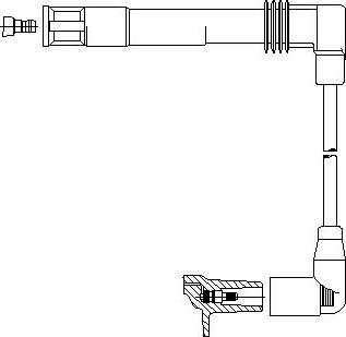 Bremi 191/59 - Провід запалювання autocars.com.ua